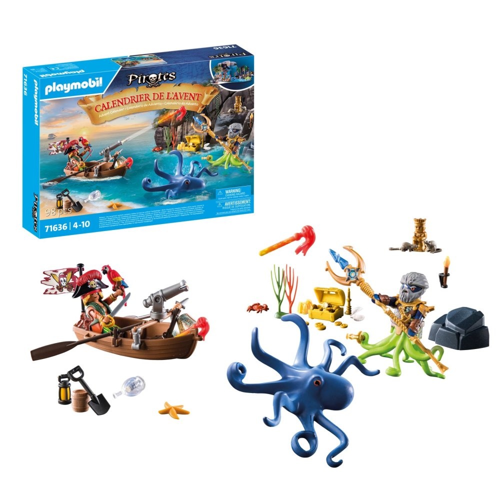 Playmobil - Calendar Craciun pirati si caracatita - 1 | YEO