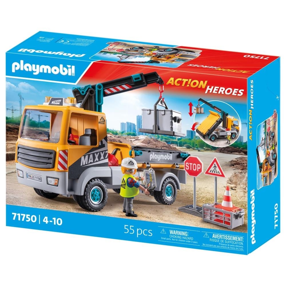 Playmobil - Camion de constructii cu macara Playmobil - 2 | YEO