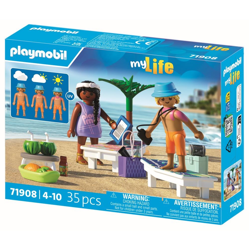 Playmobil - Jucarie de rol Cuplu de tineri la plaja - 2 | YEO