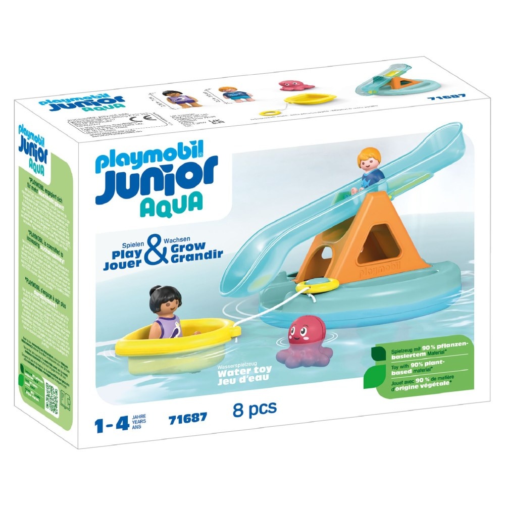 Playmobil Junior Aqua - Balansoar de apa si barcuta - 1 | YEO