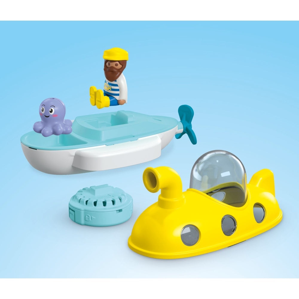 Playmobil Junior Aqua si Tinti - Submarin colorat - 1 | YEO