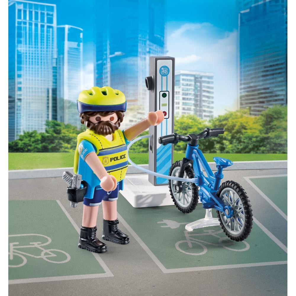 Playmobil - Politist cu bicicleta - 3 | YEO