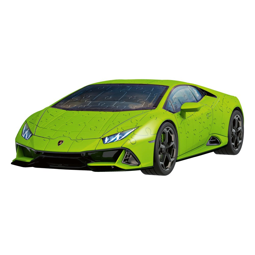 Puzzle 3D Lamborghini verde 108 piese - 1 | YEO