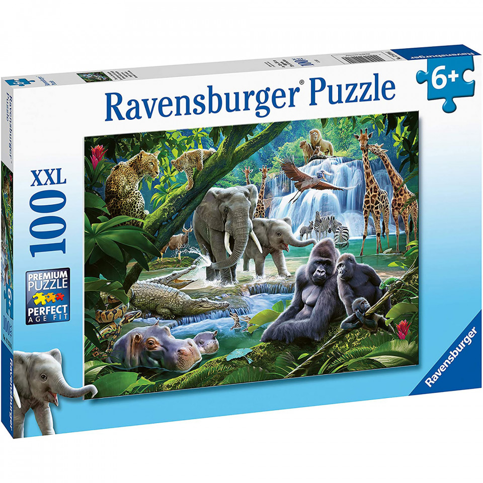 Puzzle Animale Din Jungla, 100 Piese - 3 | YEO