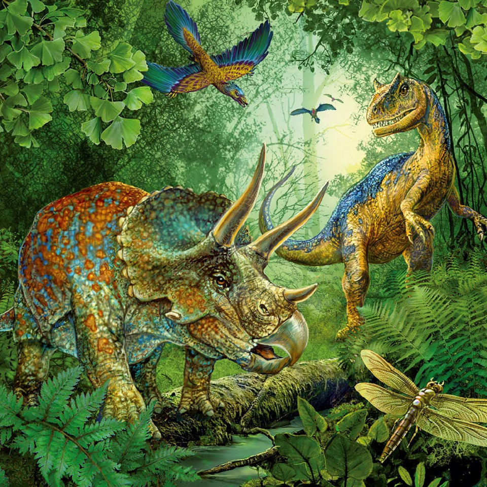 Puzzle Farmecul Dinozaurilor, 3X49 Piese - 3 | YEO