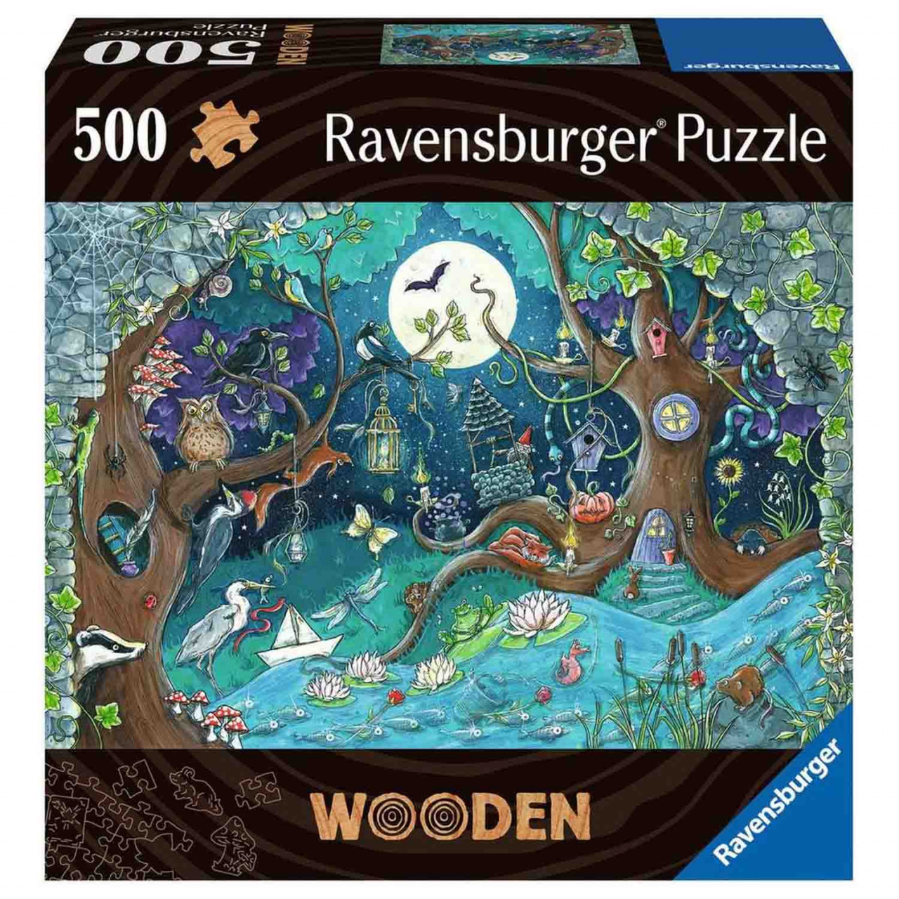 Puzzle Lemn Padure, 500 Piese