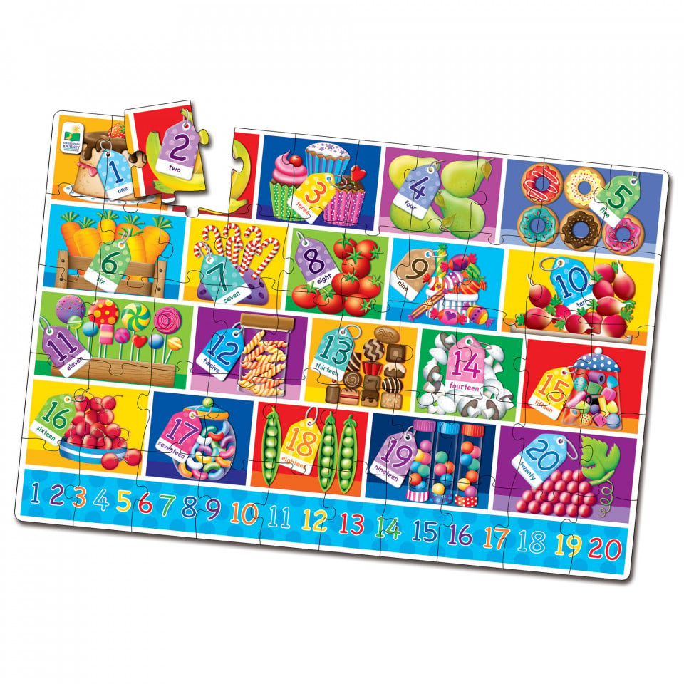 Puzzle Mare De Podea - Numere - Eng - 4 | YEO