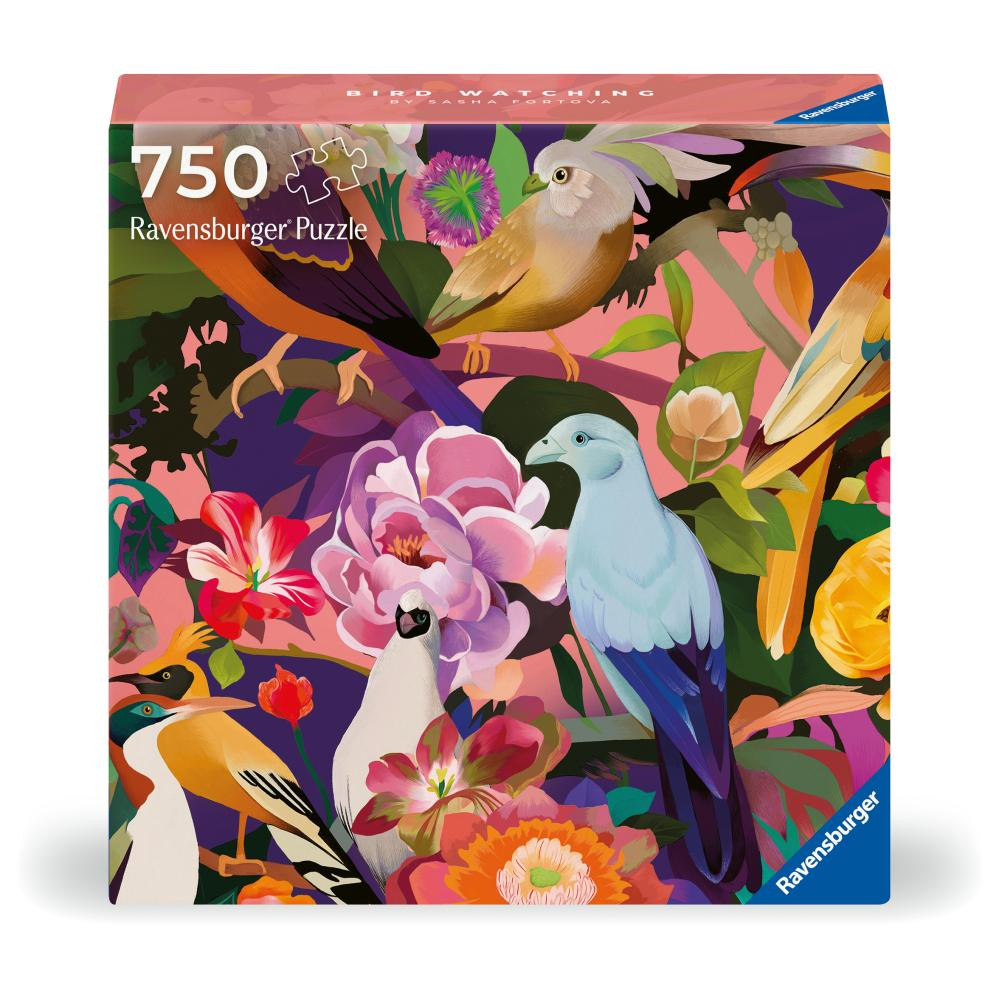 Puzzle pasari si flori 750 piese - 2 | YEO