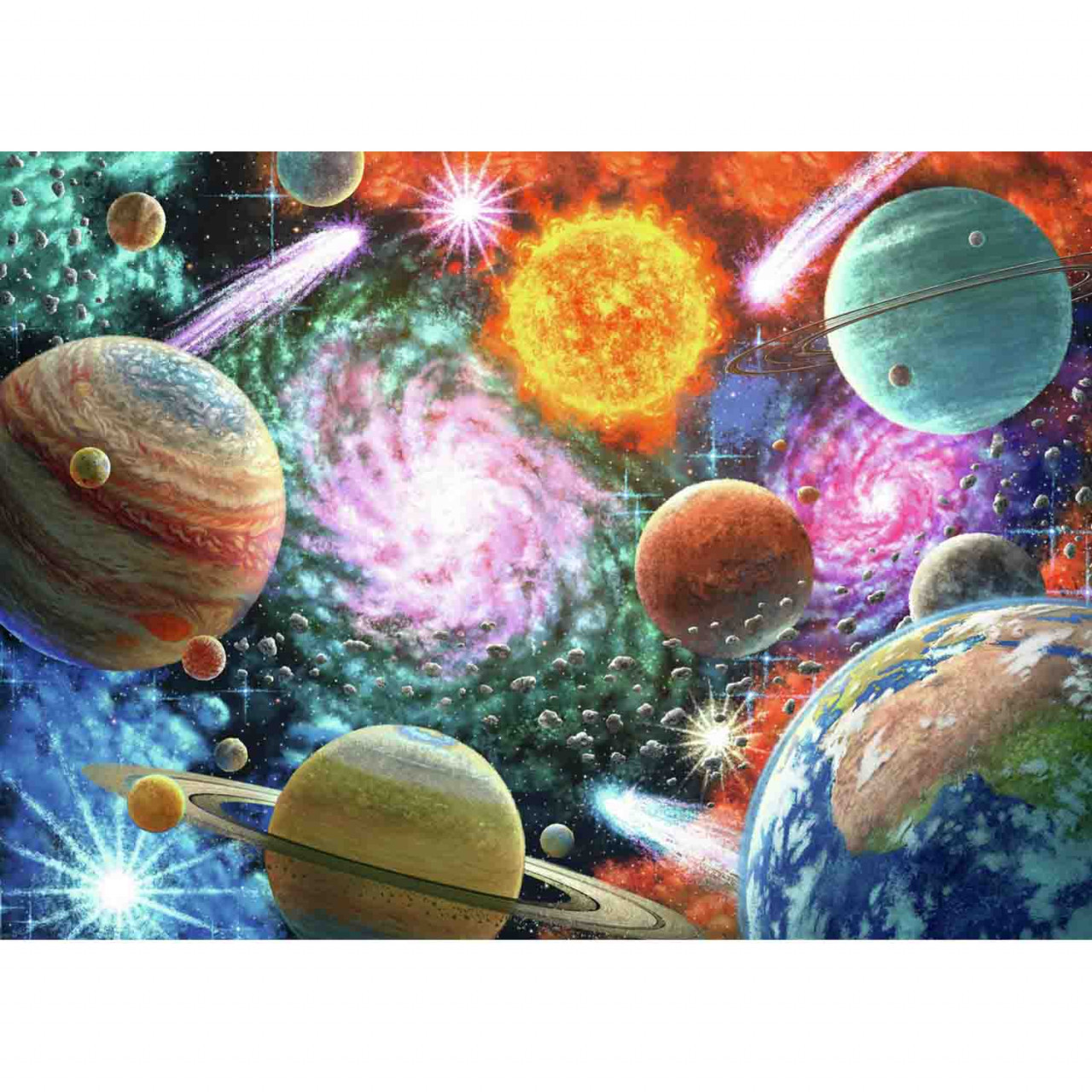 Puzzle Planetele Sistemului Solar, 100 Piese - 1 | YEO