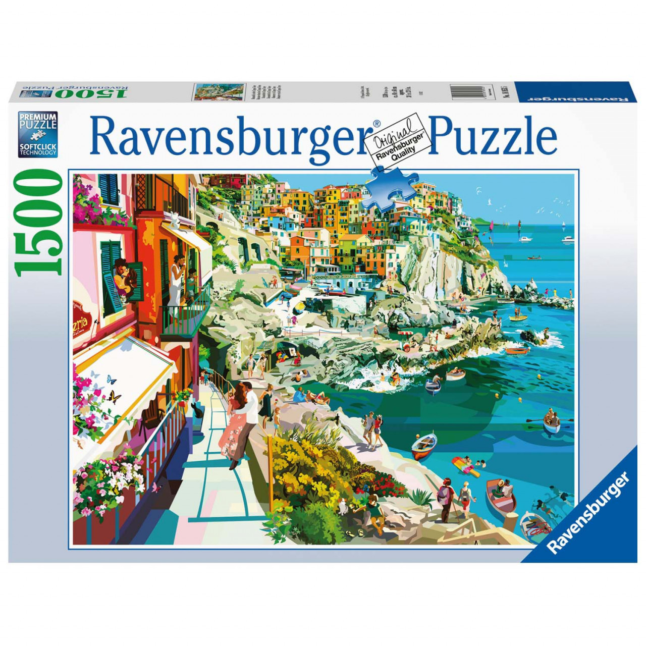 Puzzle Romantism In Cinque Terre, 1500 Piese