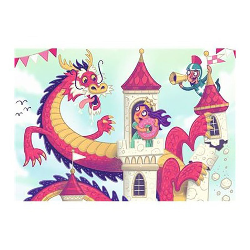 Puzzle Si Joc Dragon, 2X24 Piese