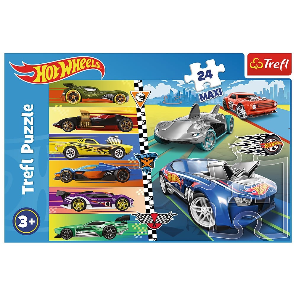 Puzzle Trefl 24 Maxi Hot Wheels Masinile Deosebite - 2 | YEO