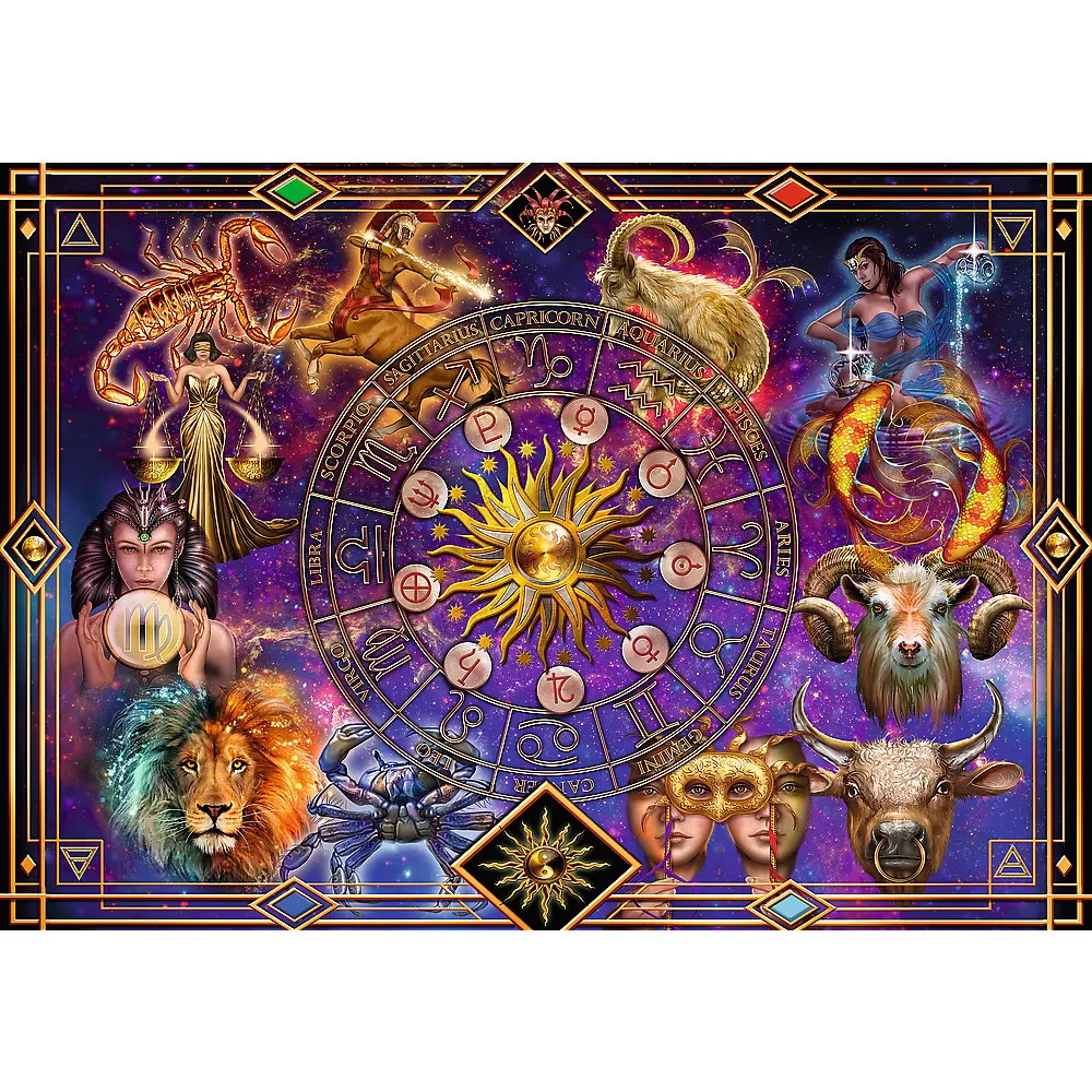 Puzzle Trefl Spiral 1040 Piese Semne Zodiacale - 1 | YEO