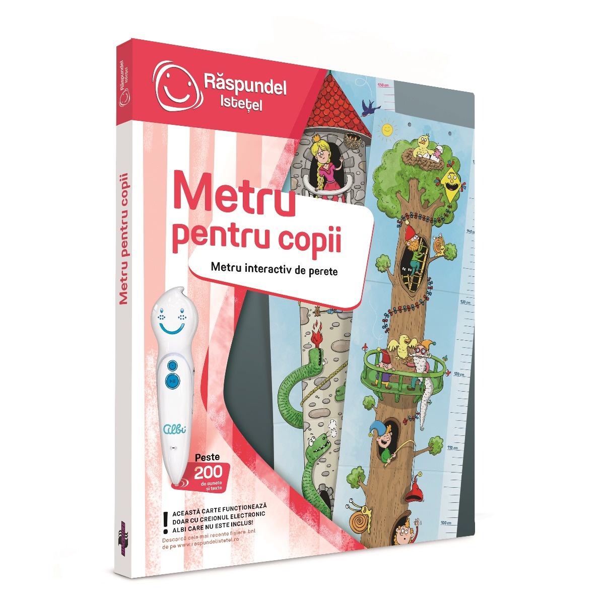 Raspundel Istetel, carte Metru pentru copii - 2 | YEO