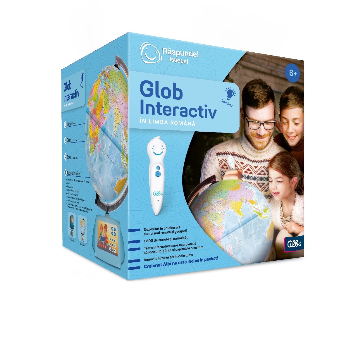 Raspundel Istetel, Glob interactiv in limba romana, versiune noua - 1 | YEO