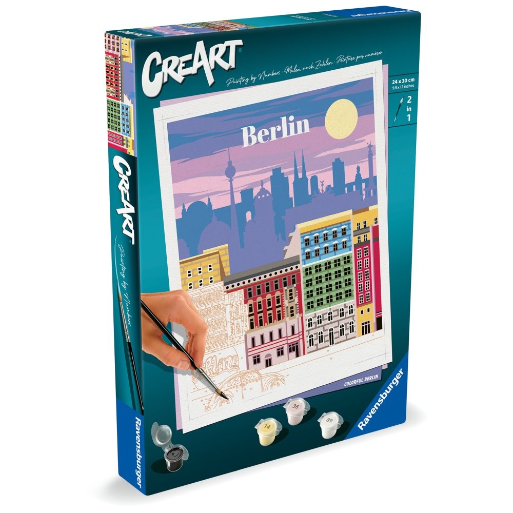 Ravensburger - CreArt pictura pe numere pentru adulti Berlin - 1 | YEO