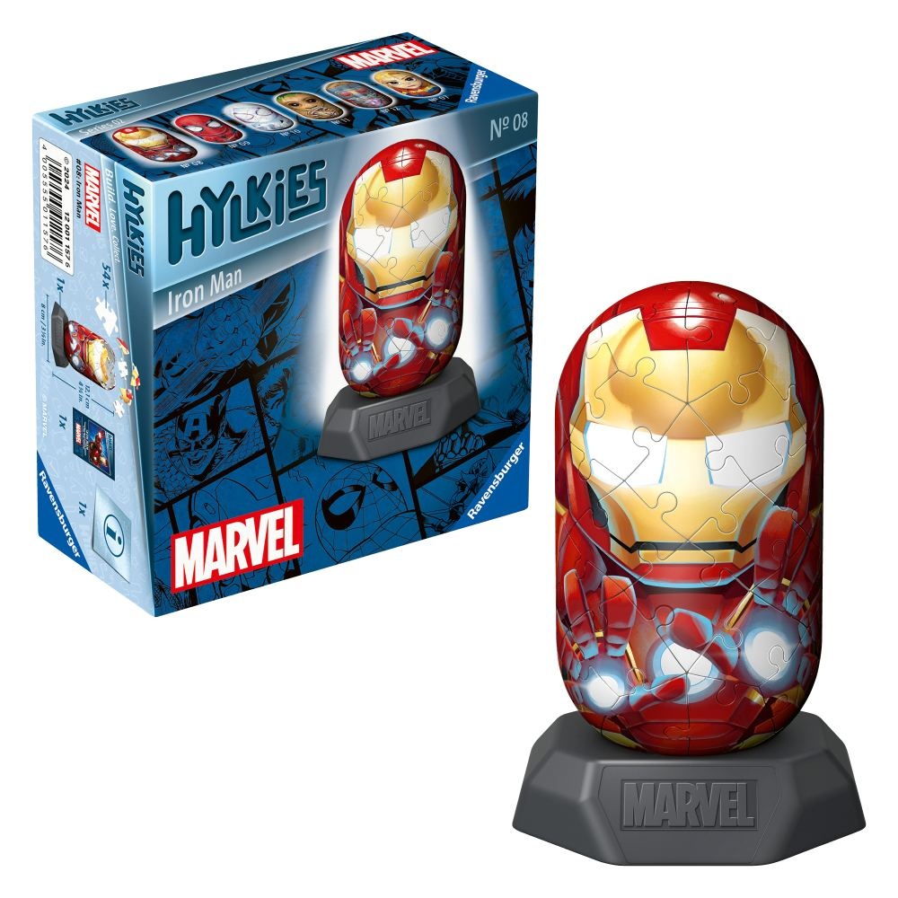 Ravensburger - Puzzle 3D Hylkies Marvel Iron man 54 piese