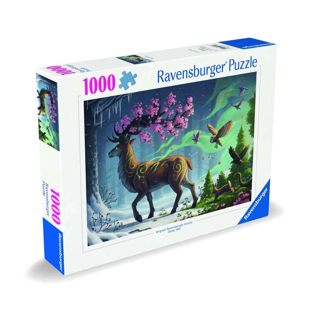 Ravensburger - Puzzle cerb in padure 1000 piese design nou - 1 | YEO