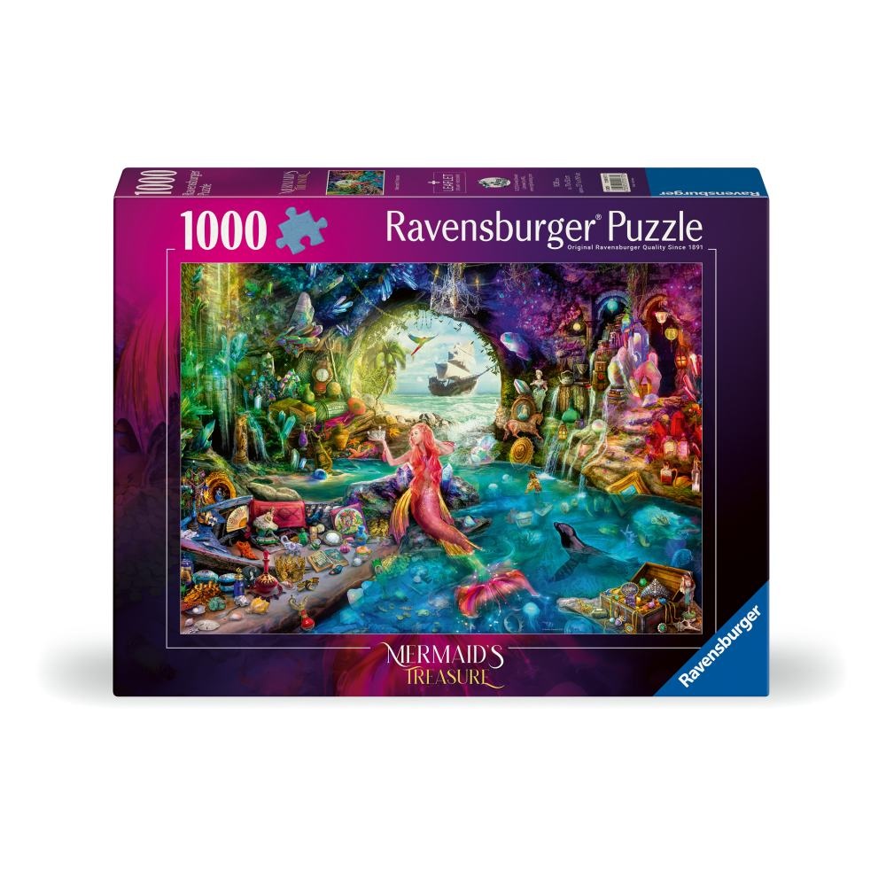 Ravensburger - Puzzle comoara sirenelor 1000 piese - 1 | YEO