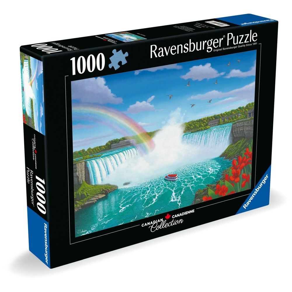 Ravensburger - Puzzle de colectie cascada Niagara Canada 1000 piese - 1 | YEO