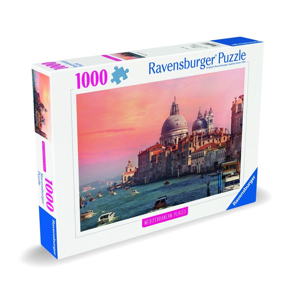Ravensburger - Puzzle Italia mediteraneana 1000 piese design nou - 1 | YEO