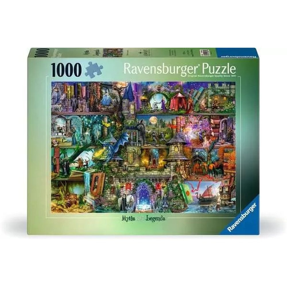 Ravensburger - Puzzle legende si mituri 1000 piese design nou