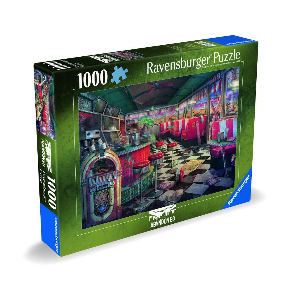 Ravensburger - Puzzle loc parasit de luat masa 1000 piese design nou