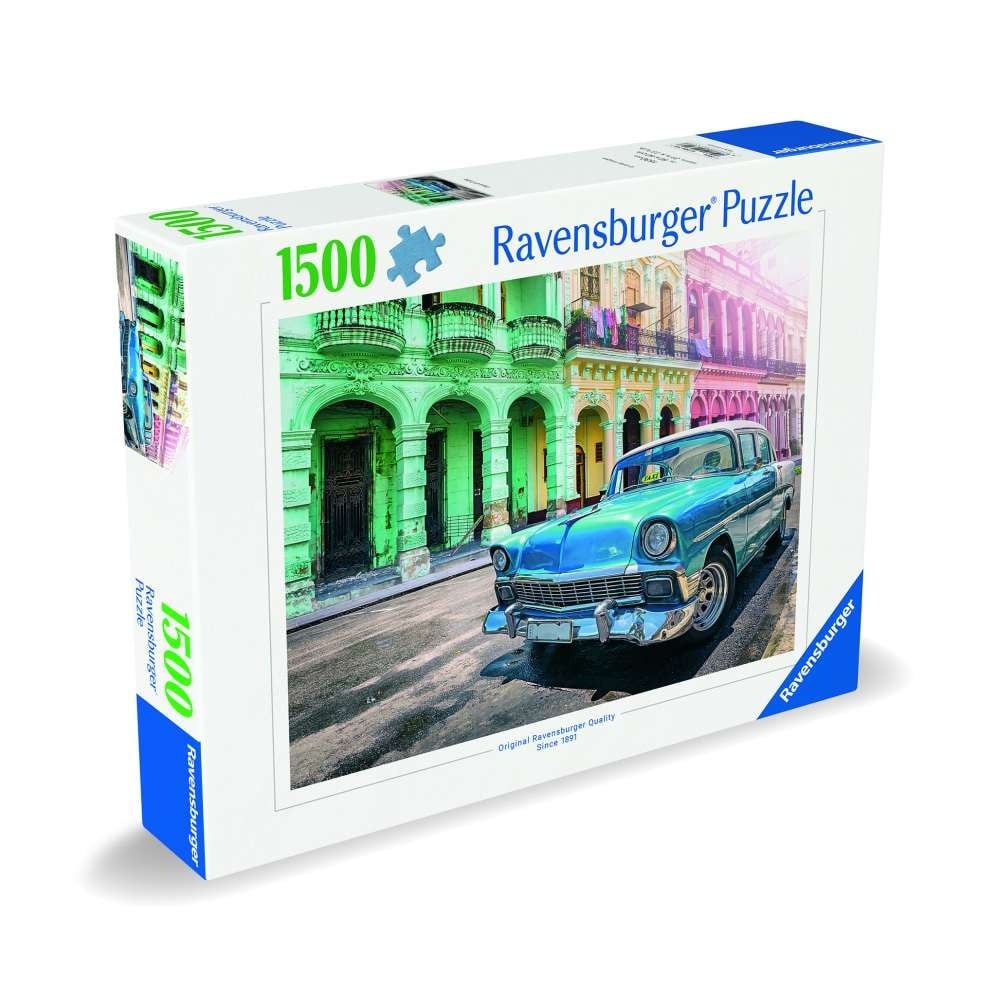 Ravensburger - Puzzle masina din Cuba 1500 piese design nou - 1 | YEO