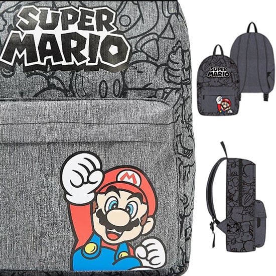 Rucsac Super Mario cu buzunar frontal, 32x25x10 cm - 3 | YEO