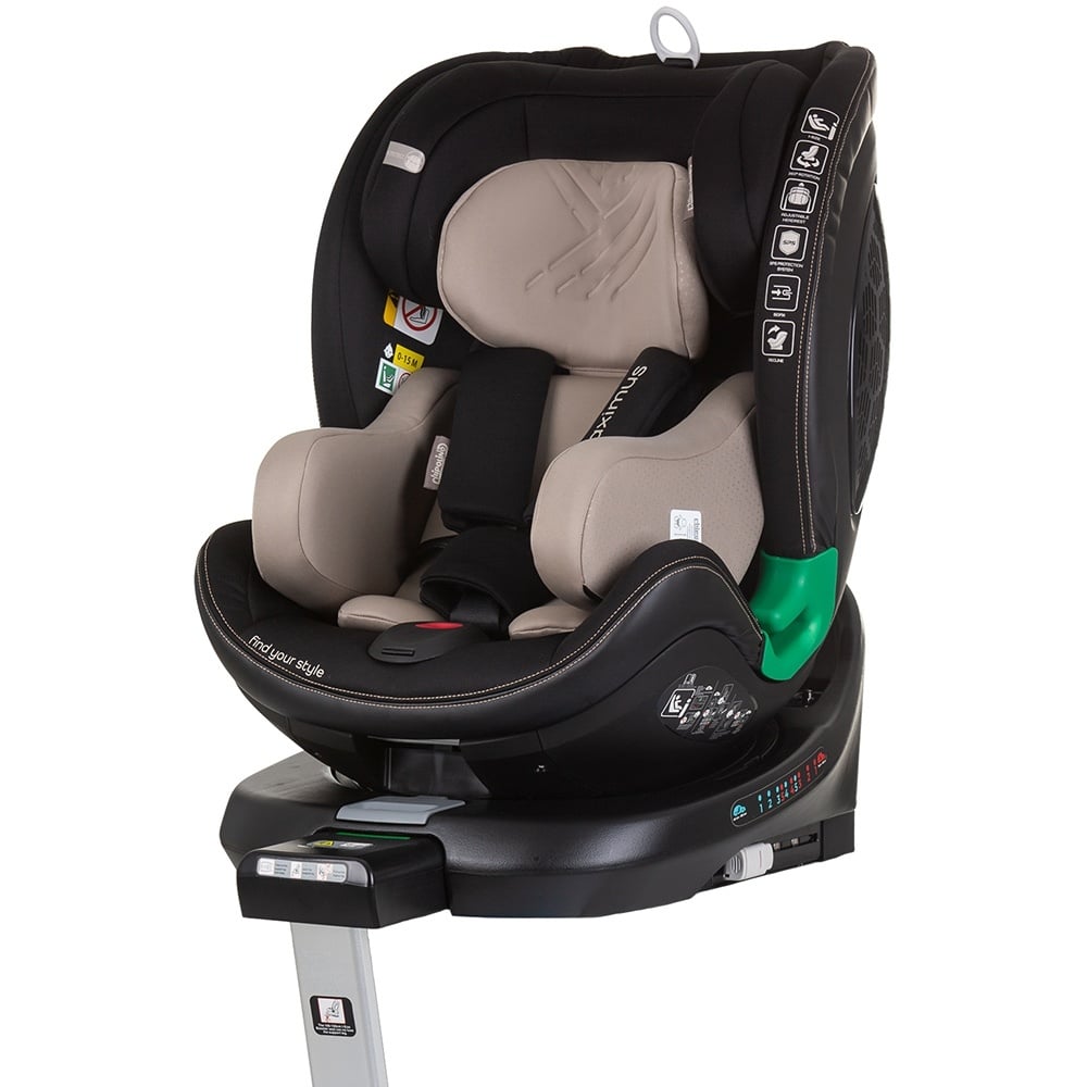 Scaun auto Chipolino Maximus I-Size 40-150 cm macadamia cu sistem Isofix