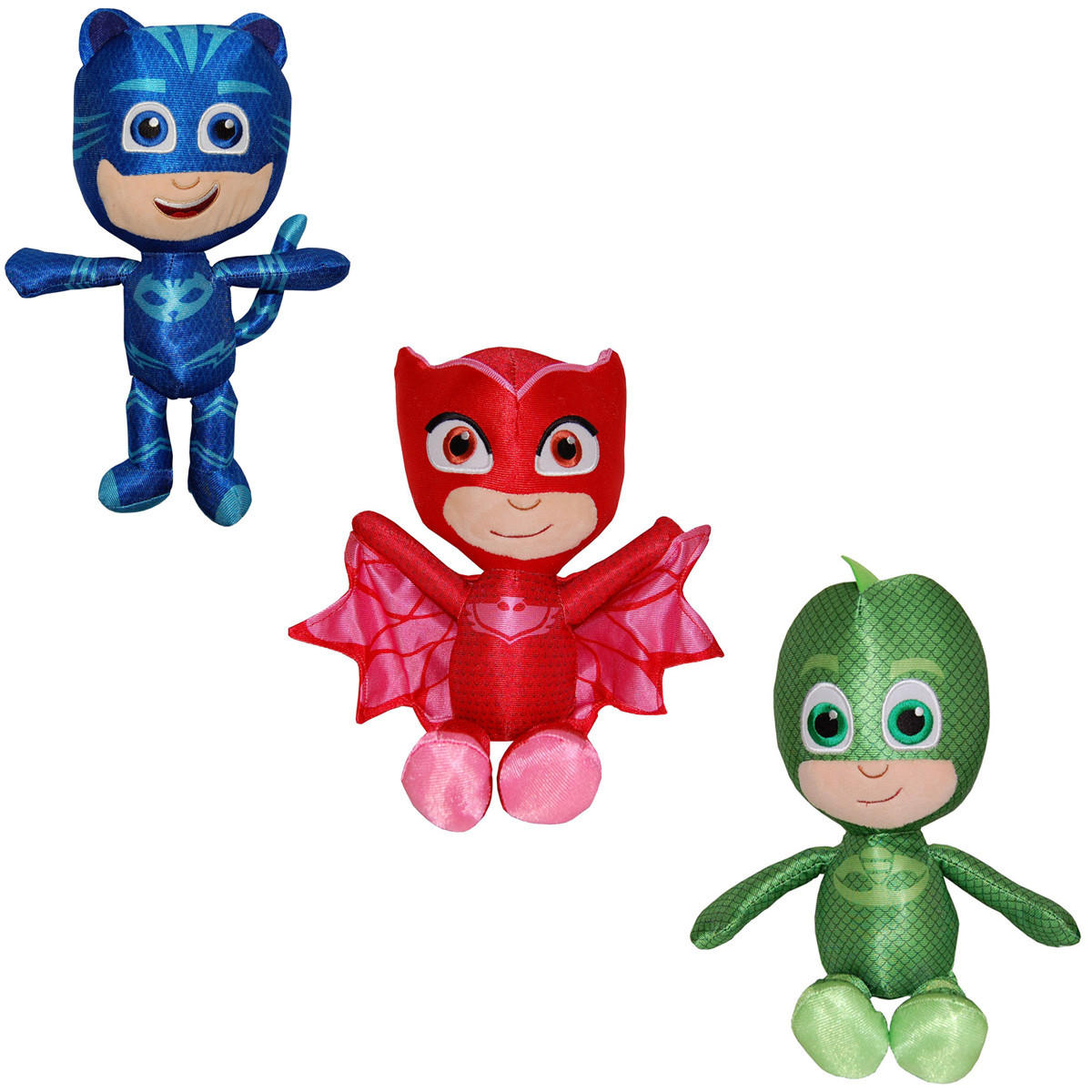 Set 3 jucarii Owlette, Gekko & Catboy, PJ Masks, 32 cm - 1 | YEO