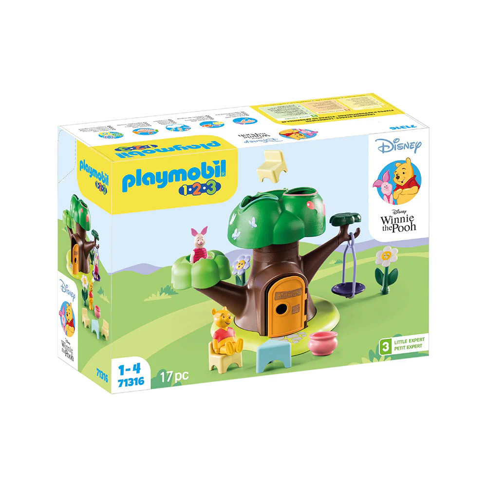 Set de joaca Playmobil - 1.2.3 & Disney: Casa Din Copac A Lui Winnie Si Piglet