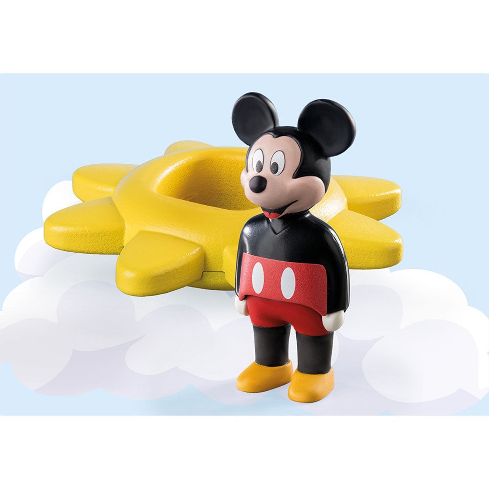 Set de joaca Playmobil - 1.2.3 & Disney: Soare Rotativ Cu Zornaitoare Mickey - 2 | YEO