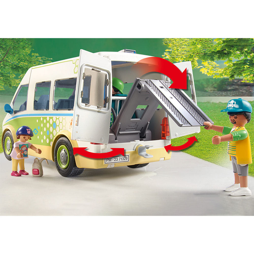 Set de joaca Playmobil Autobuz Scolar De La Oras - 2 | YEO