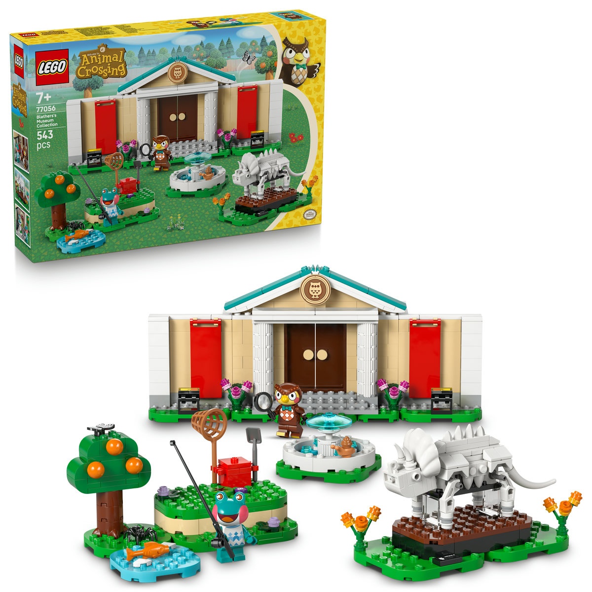 Set LEGO Animal Crossing - Colectia de muzeu a lui Blathers (77056)