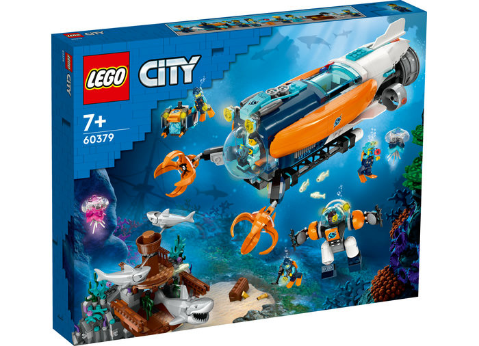 Set LEGO City - Submarin de explorari (60379) - 1 | YEO