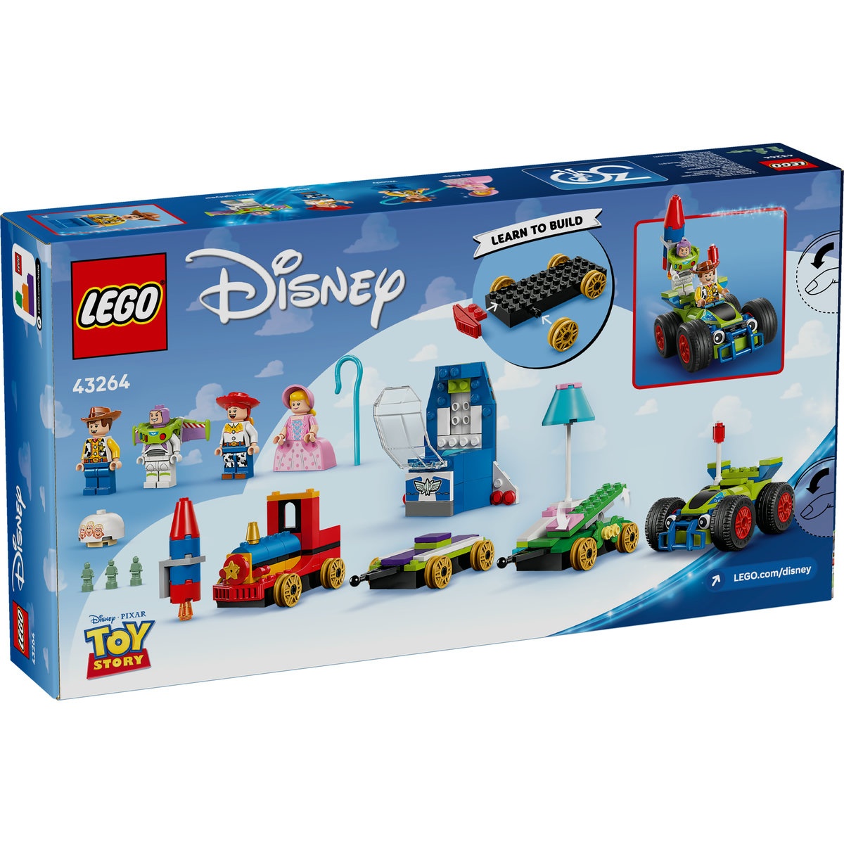Set LEGO Disney - Tren aniversar şi maşina RC din Toy Story (43264) - 2 | YEO