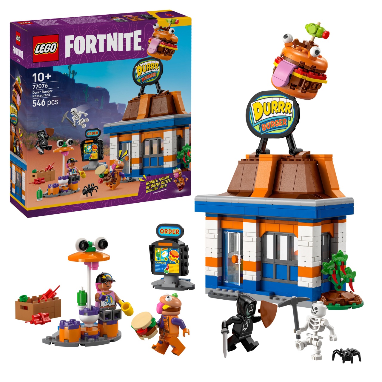 Set LEGO FORTNITE - Restaurantul Durrr Burger (77076)