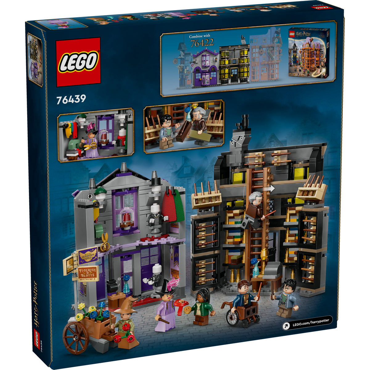 Set LEGO Harry Potter - Ollivander si magazinul de haine al lui Madam Malkin (76439) - 2 | YEO