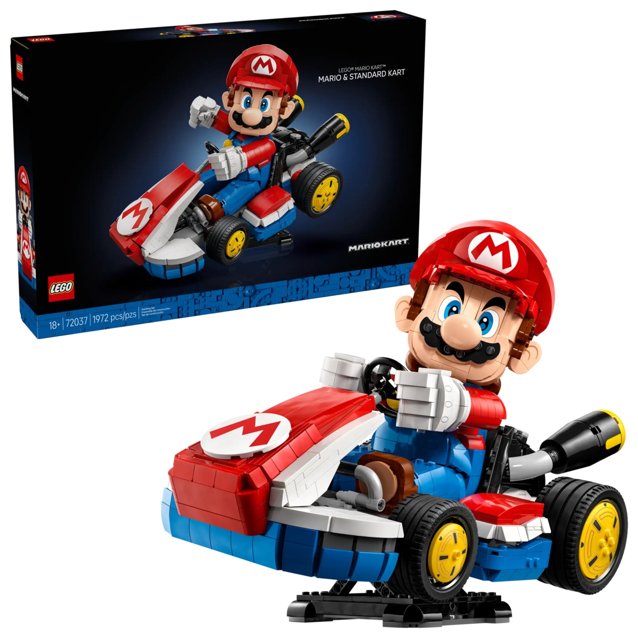 Set LEGO Mario Kart: Mario & Standard Kart (72037)