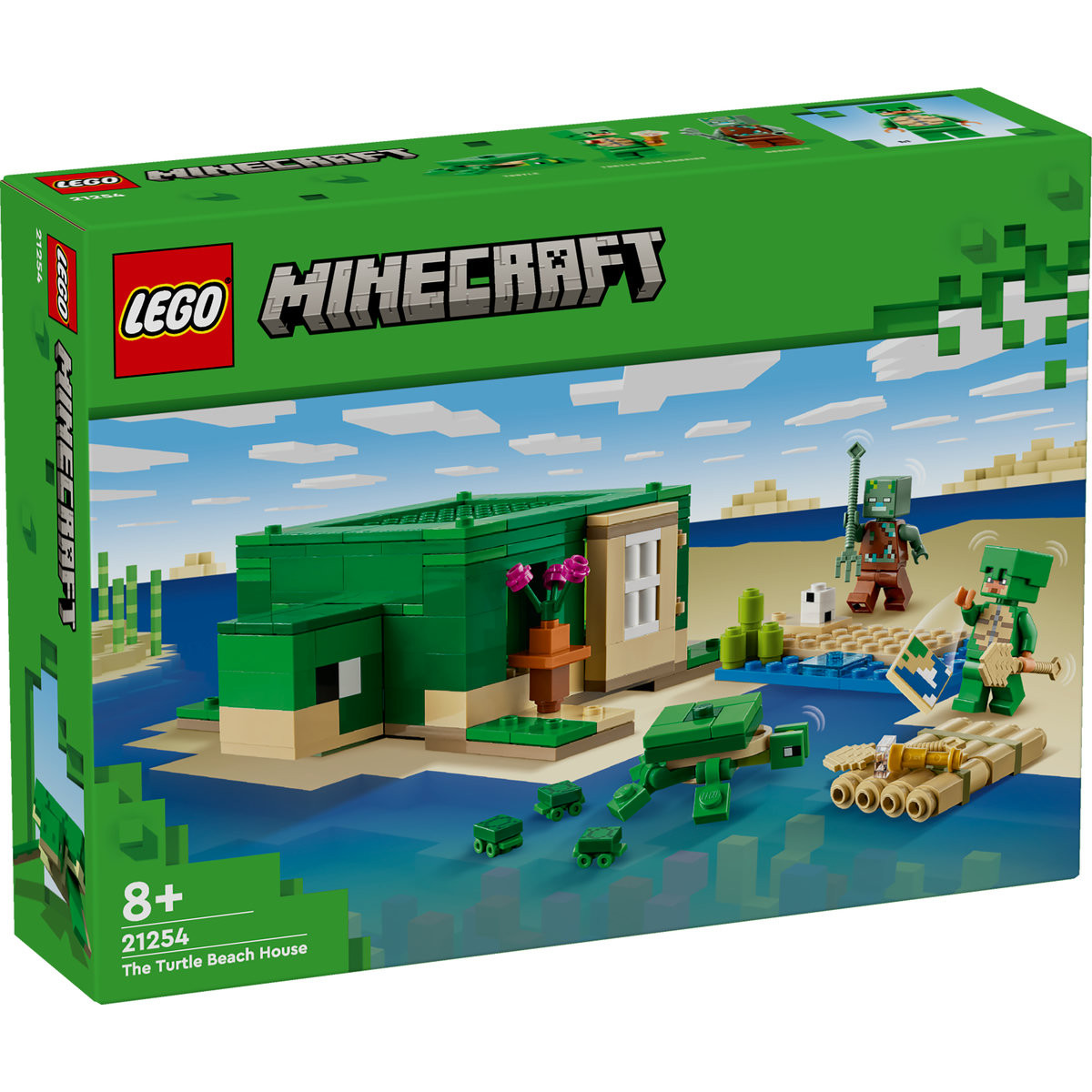 Set LEGO Minecraft - Casa de pe plaja testoaselor (21254) - 1 | YEO