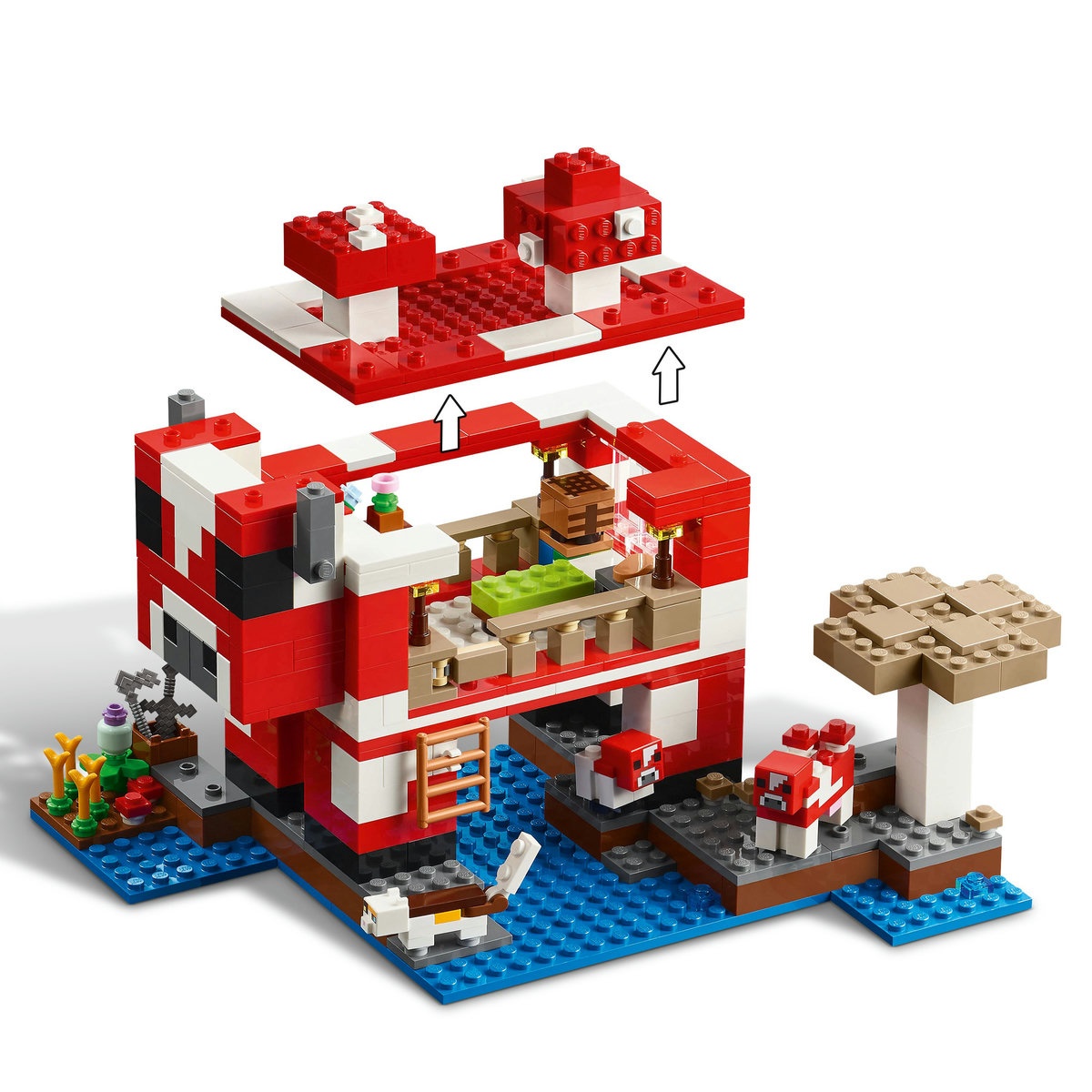 Set LEGO Minecraft - Casa Mooshroom (21270) - 1 | YEO