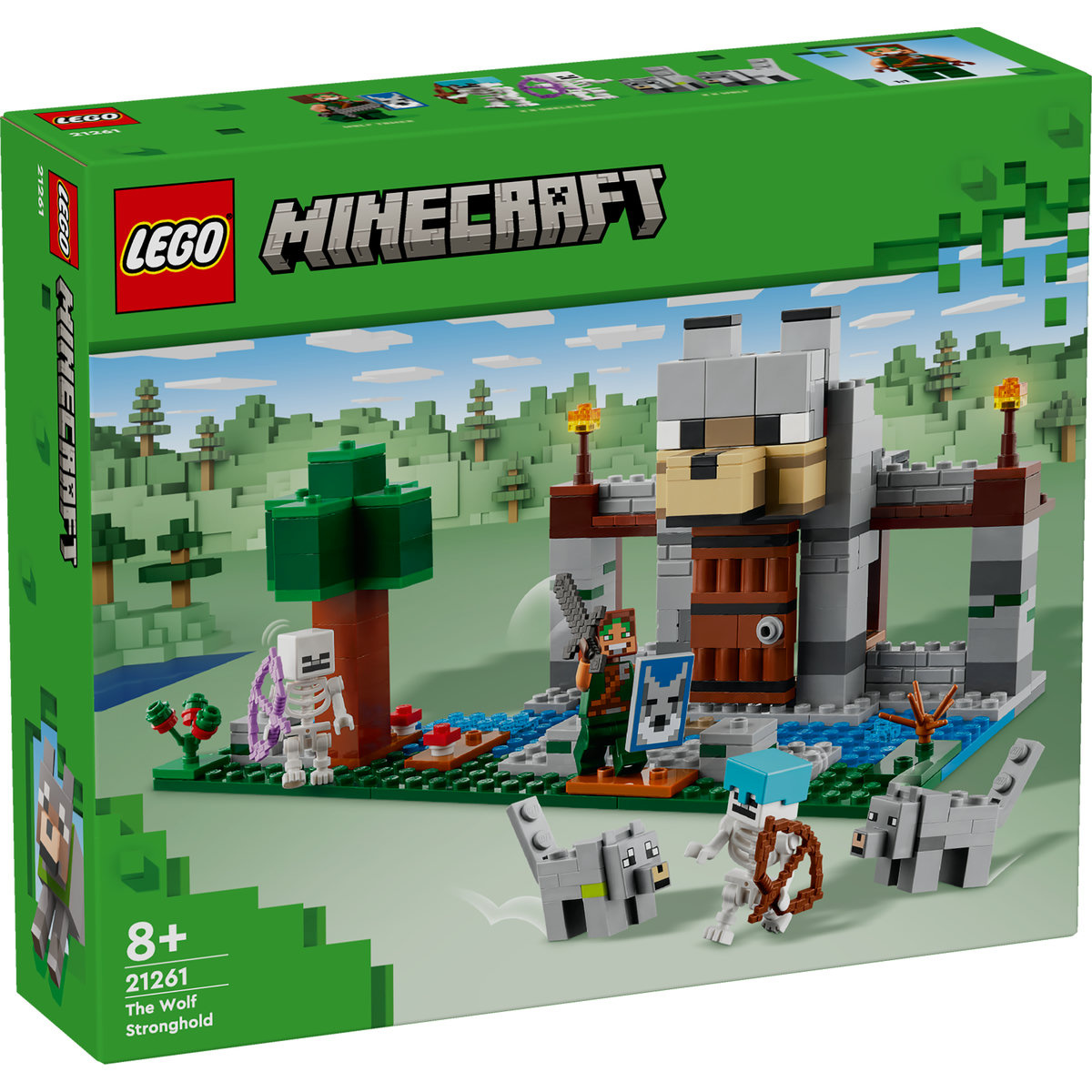 Set LEGO Minecraft - Fortareata lupilor (21261) - 1 | YEO