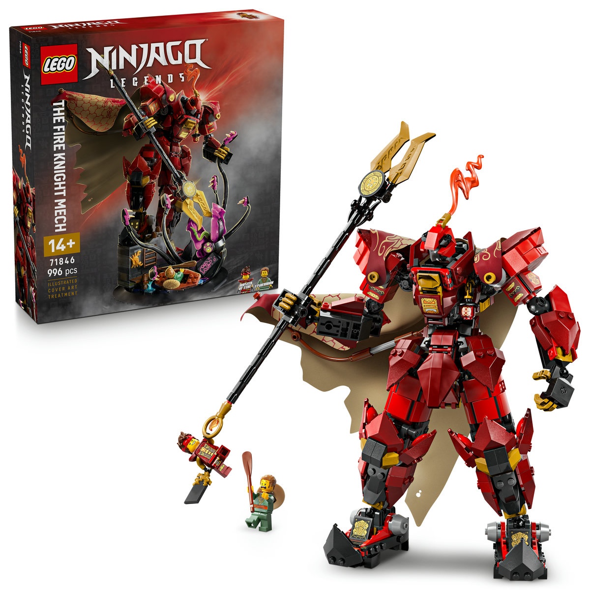 Set LEGO Ninjago - Robotul cavaler al focului (71846)