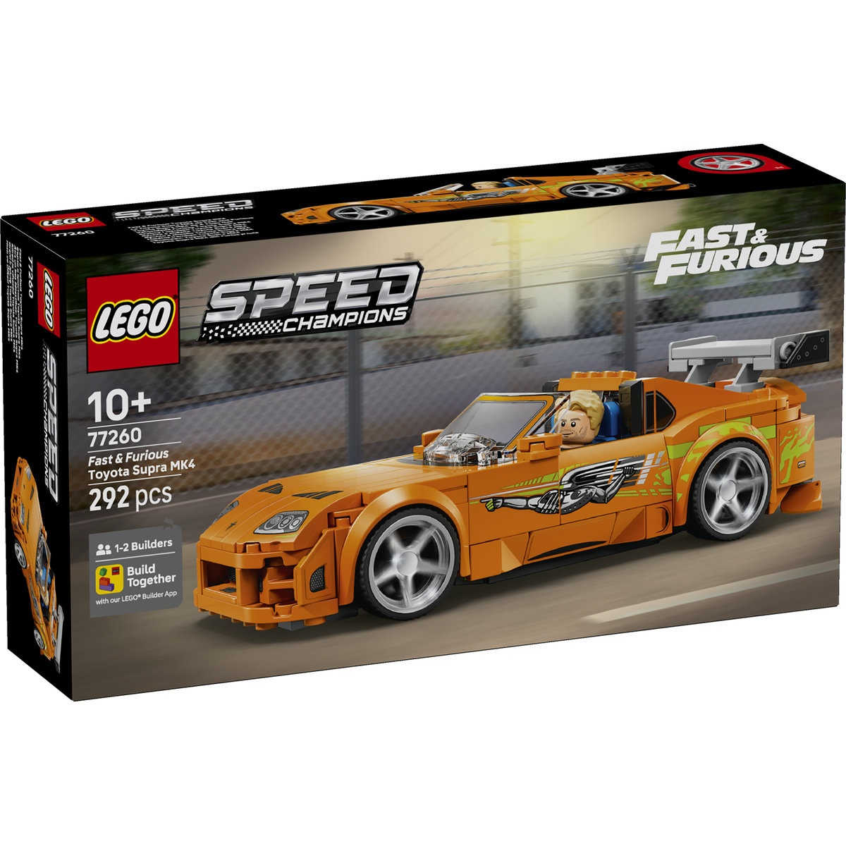 Set LEGO Speed Champions - Toyota Supra MK4 din Furios și iute (77260)