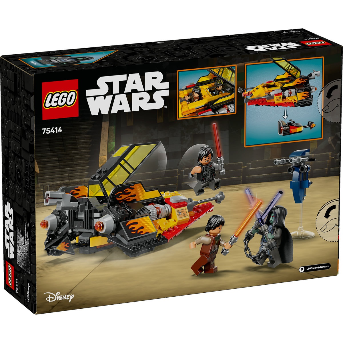 Set LEGO Star Wars - Snowspeeder înflacarat (75414) - 2 | YEO