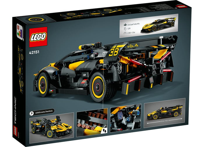 Set LEGO Technic - Bugatti Bolide (42151) - 2 | YEO