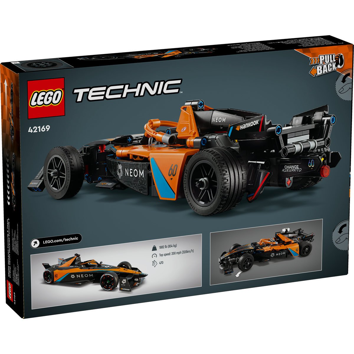 Set LEGO Technic - Masina de cursa NEOM McLaren Formula E (42169) - 2 | YEO