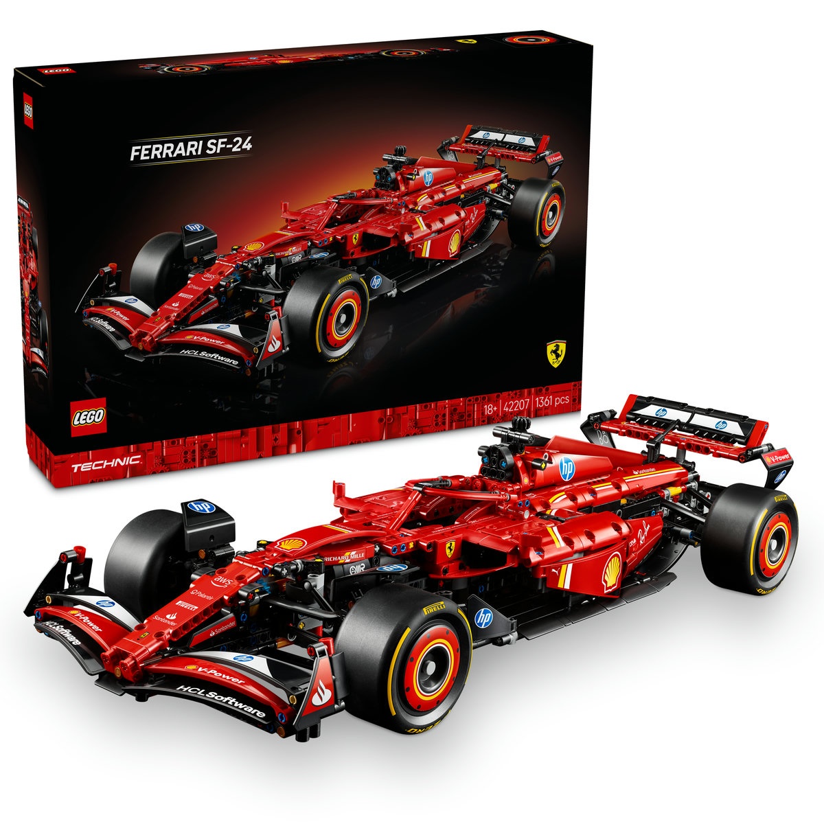 Set LEGO Technic - Masina F1 Ferrari SF-24 (42207)