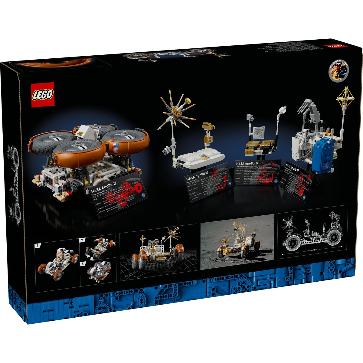 Set LEGO Technic - Roverul selenar din misiunile NASA Apollo (42182) - 2 | YEO